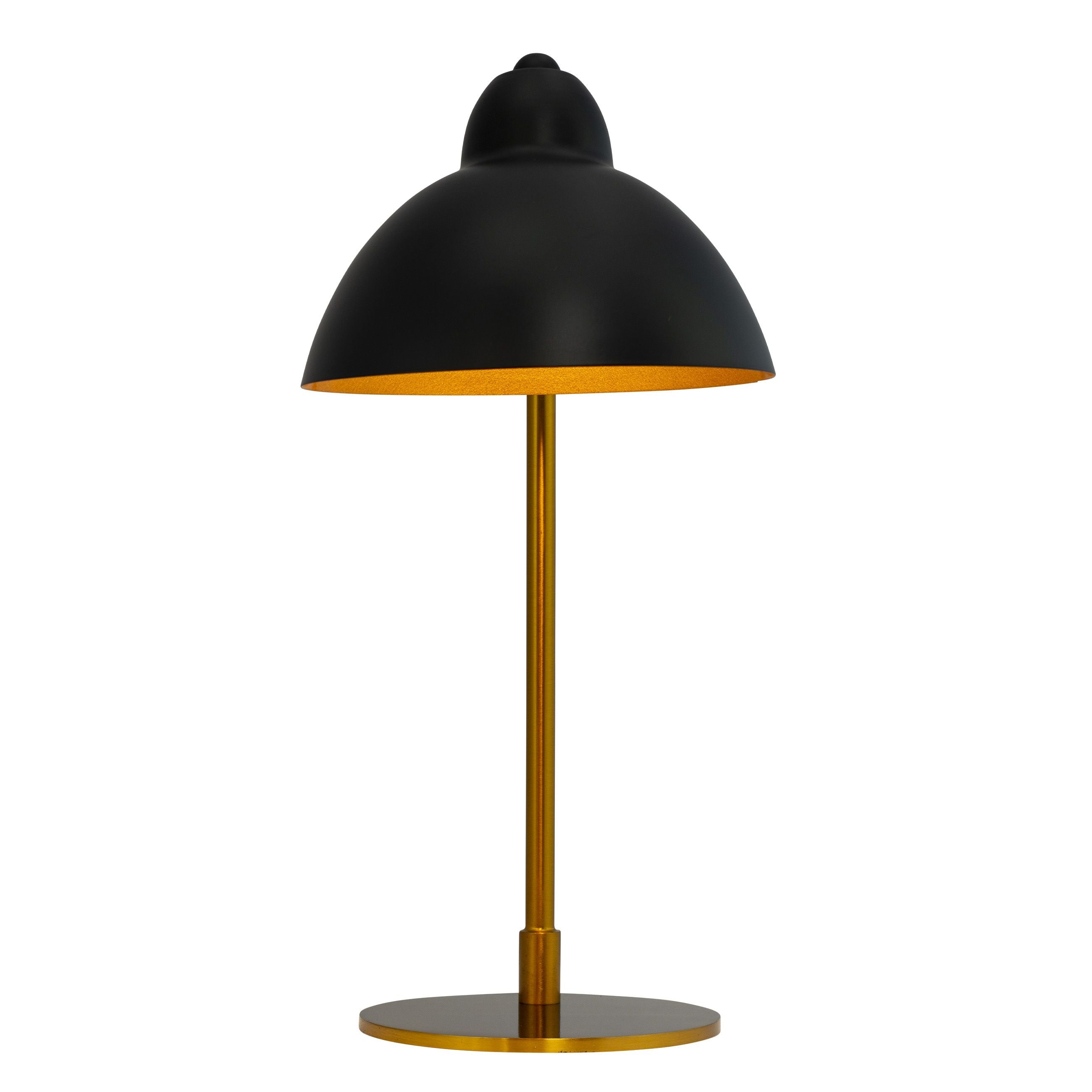 Dyberg Larsen Futura Lámpara de mesa de latón/negro, pequeño