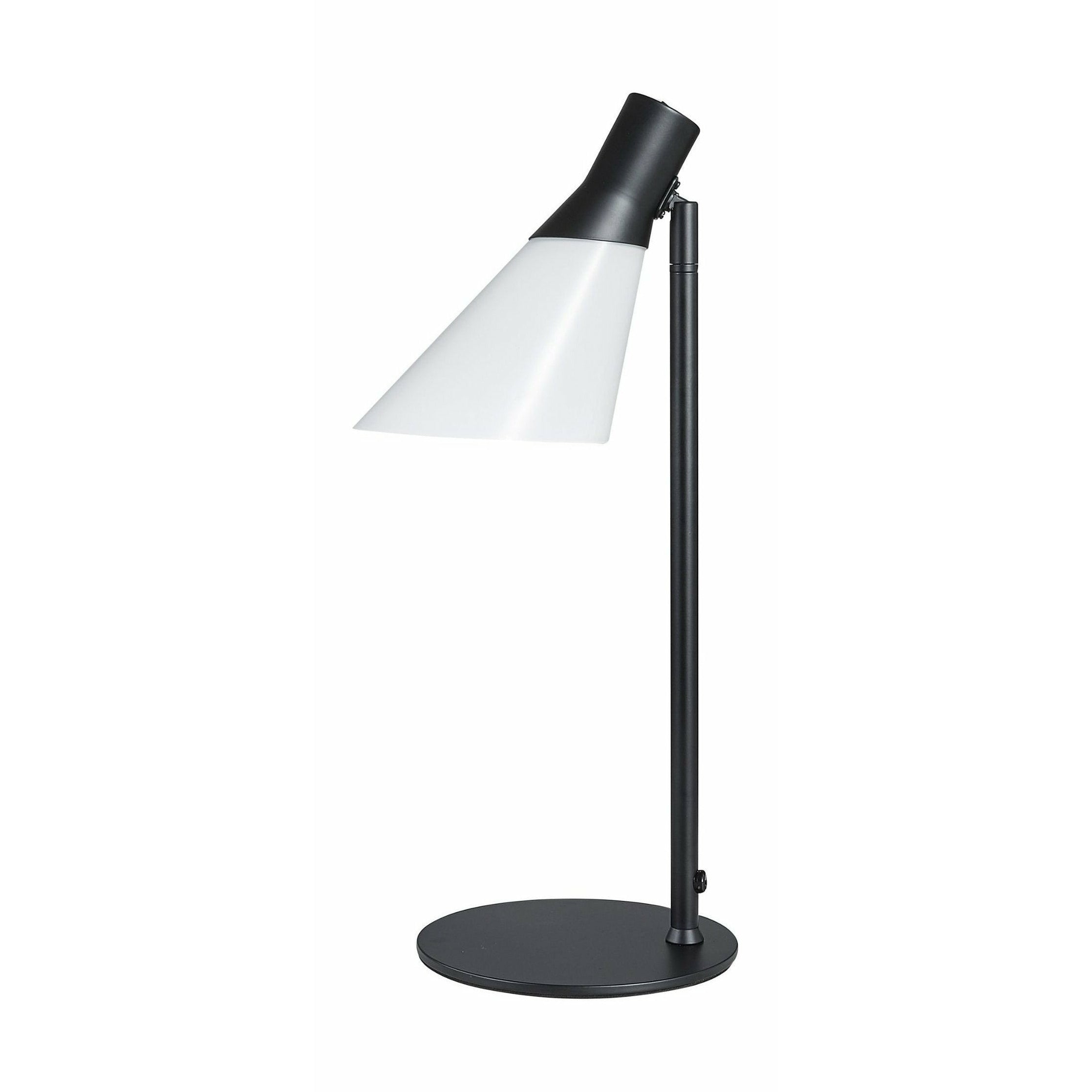 Dyberg Larsen Gent bordslampa, opal/matt svart