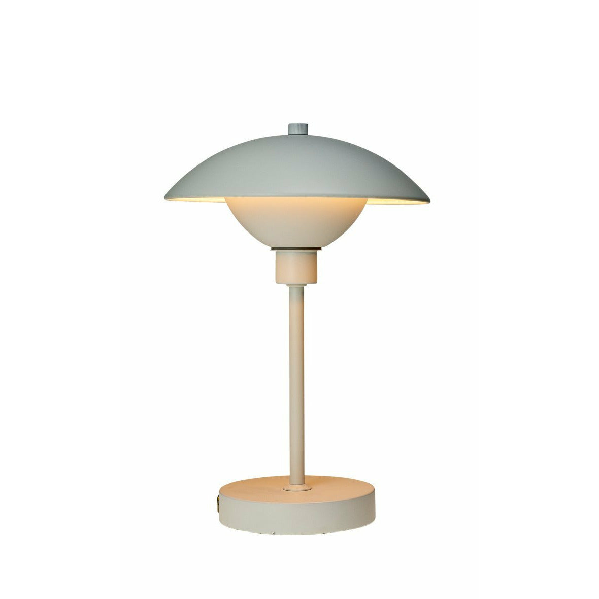 Lámpara de mesa de Dyberg Larsen Roma Matt White, 20 cm