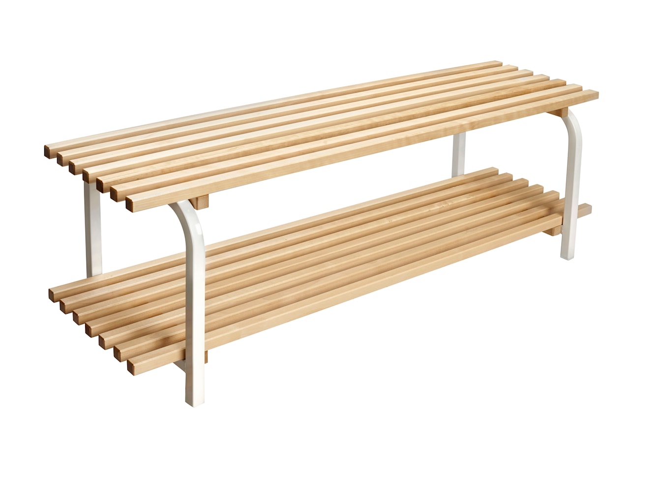 Essem Design Sara Shoe Rack Fritstående Birch 80 cm, hvid