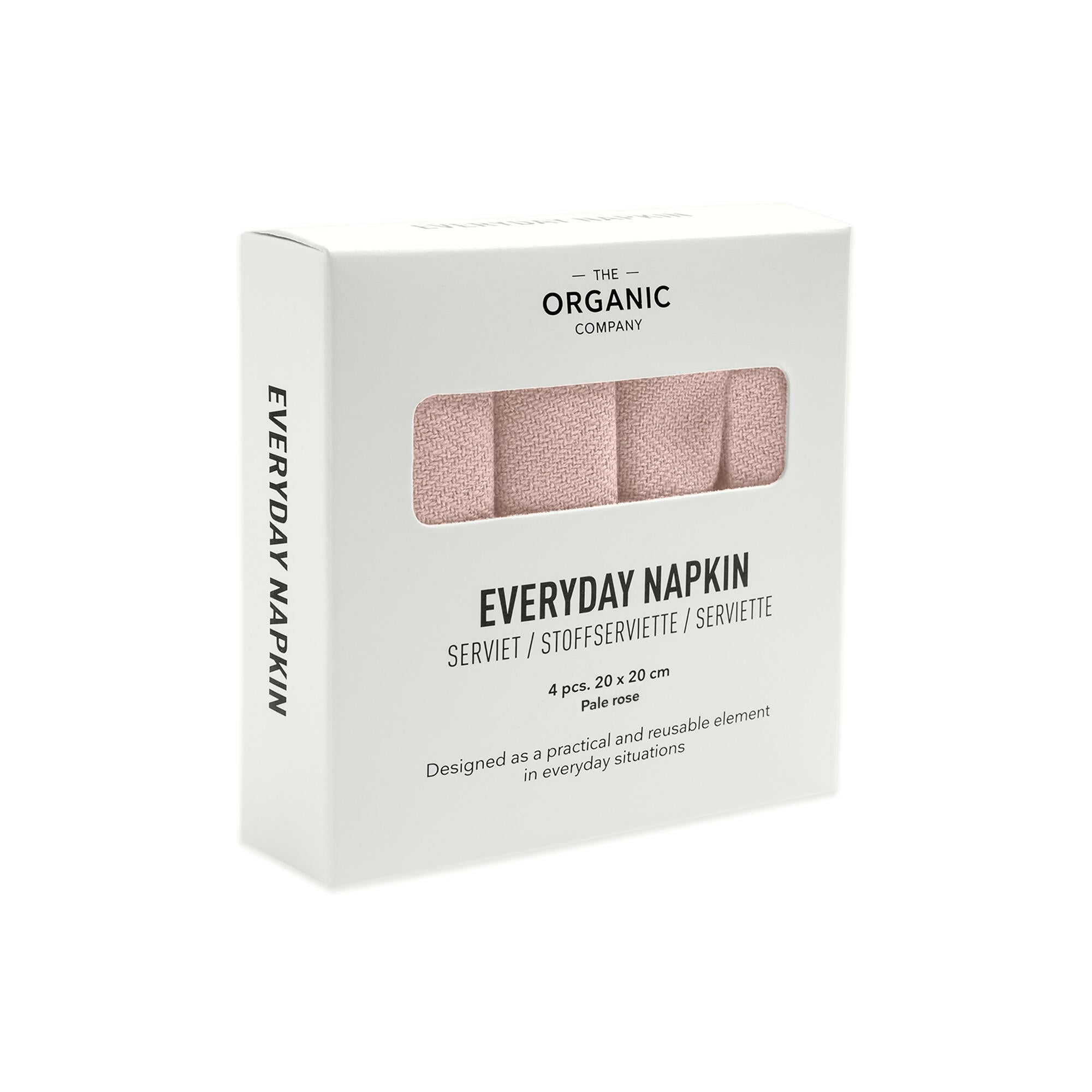 The Organic Company Everyday Serviet, Pale Rose