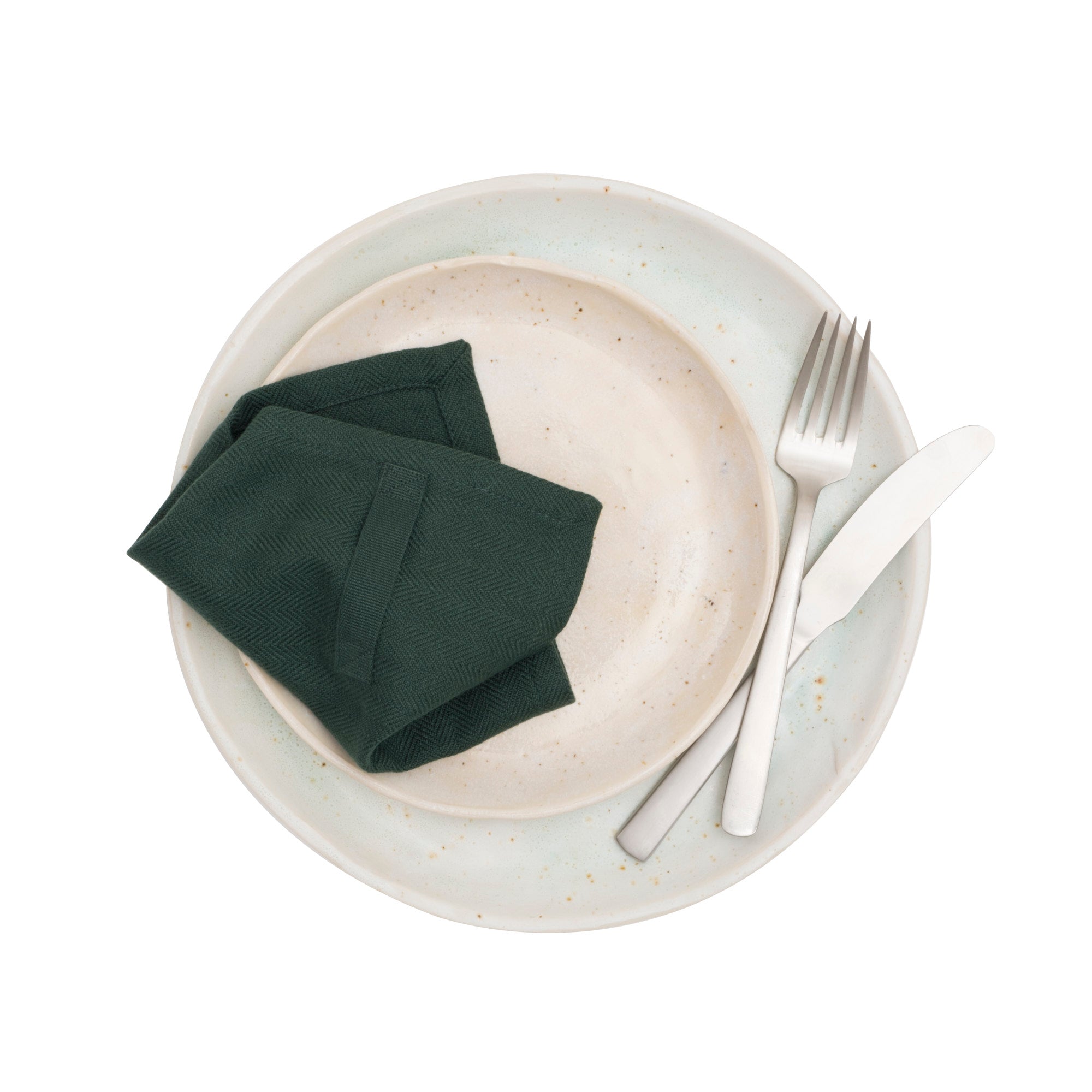 Orgaanisen yhtiön Everyday Napkin, Dark Green.