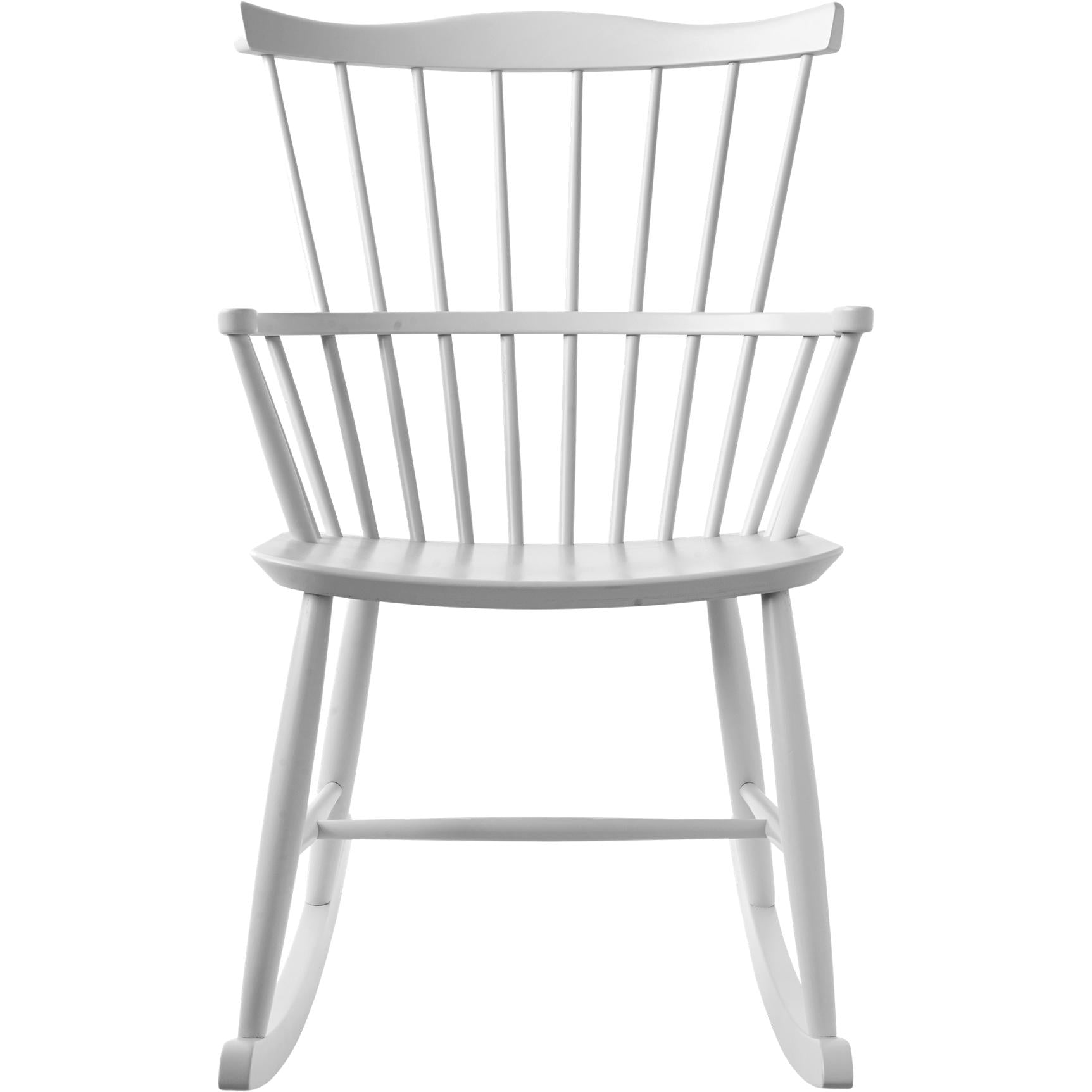Fdb Møbler Børge mogensen chaise à bascule hêtre, blanc, h 90cm