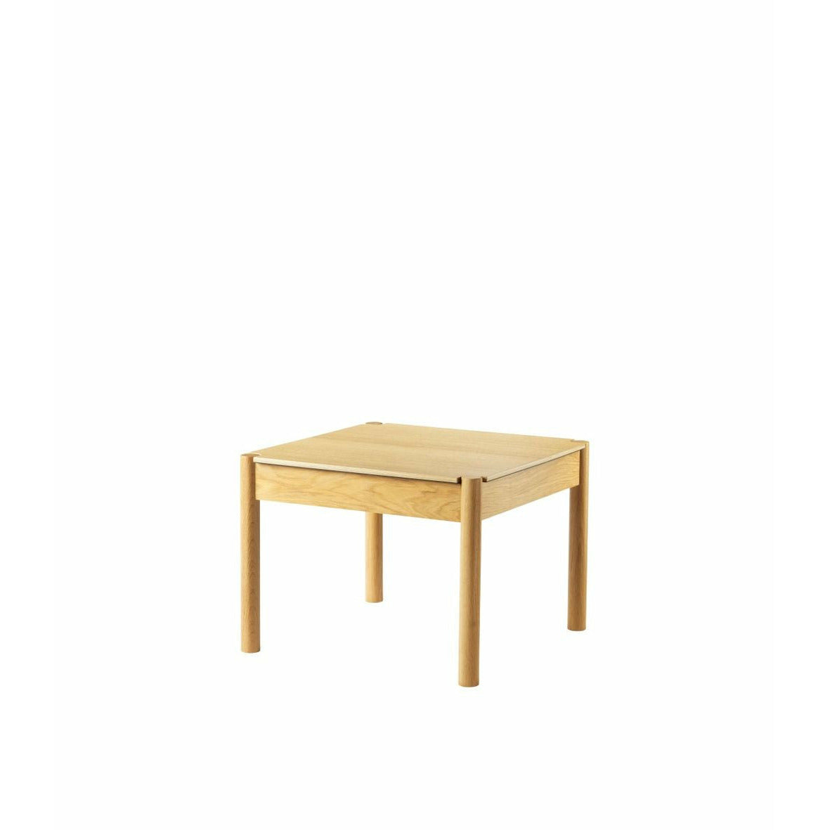 FDB Møbler C44 salontafel 60x60 cm, natuurlijk/beige grijs