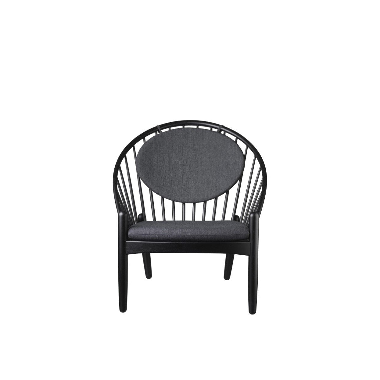Fdb Møbler Hynde voor J166 Jørna fauteuil, knapperig Mørkegrå