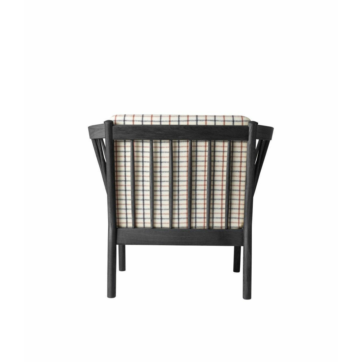 Fdb Møbler J146 Armchair, Black/Rødternet