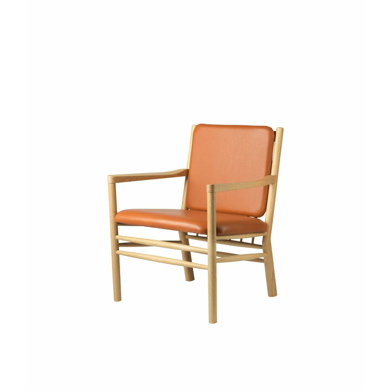 Fdb Møbler J147 fauteuil, natuurlijke/cognac