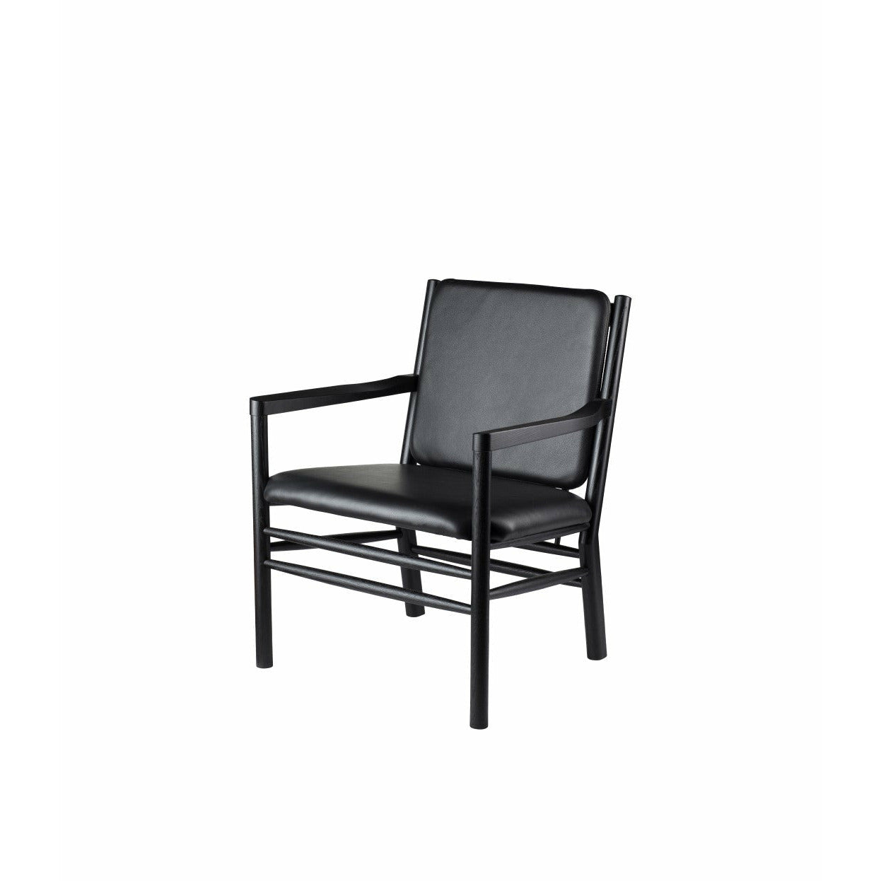 Fdb Møbler J147 fauteuil, zwart/zwart