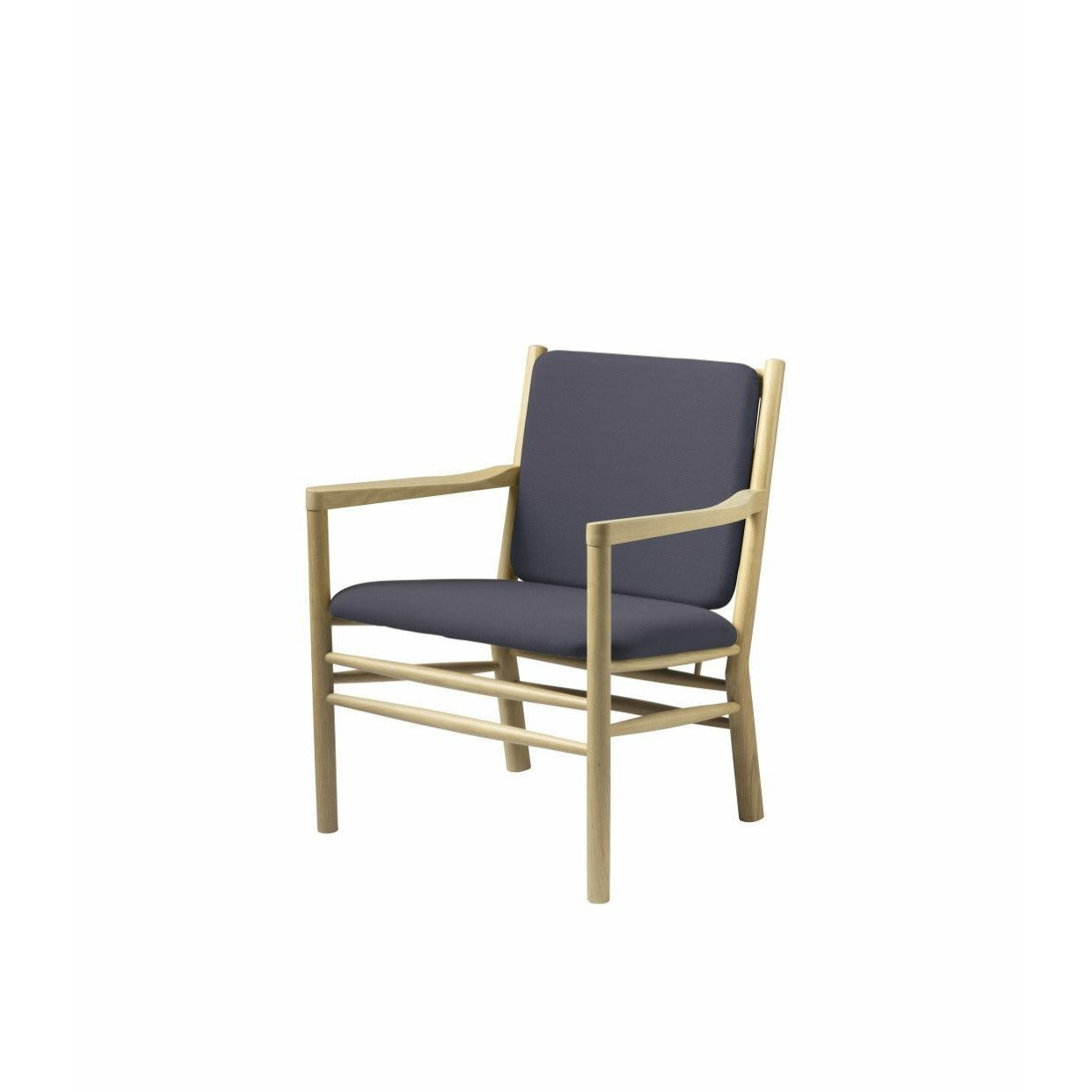 Fdb Møbler Fauteuil J147, naturel / mørkeblå