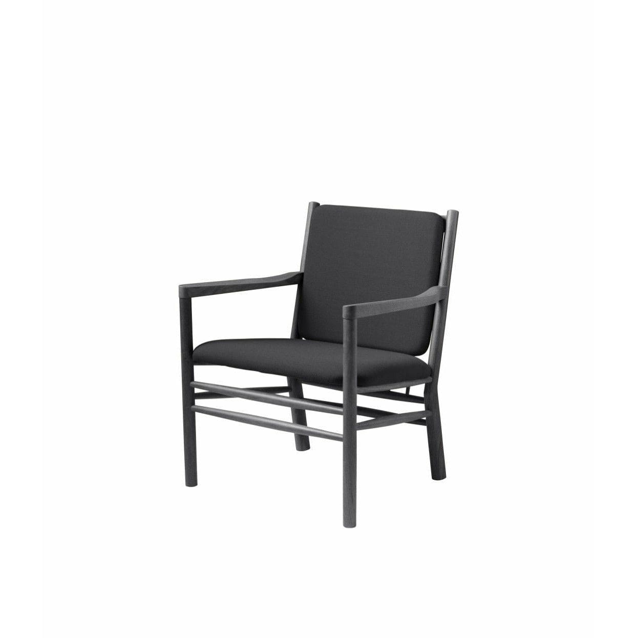 Fdb Møbler J147 fauteuil, zwart/donkergrijs