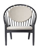 Fdb Møbler Fauteuil J166 Jørna, chêne noir laqué / beige