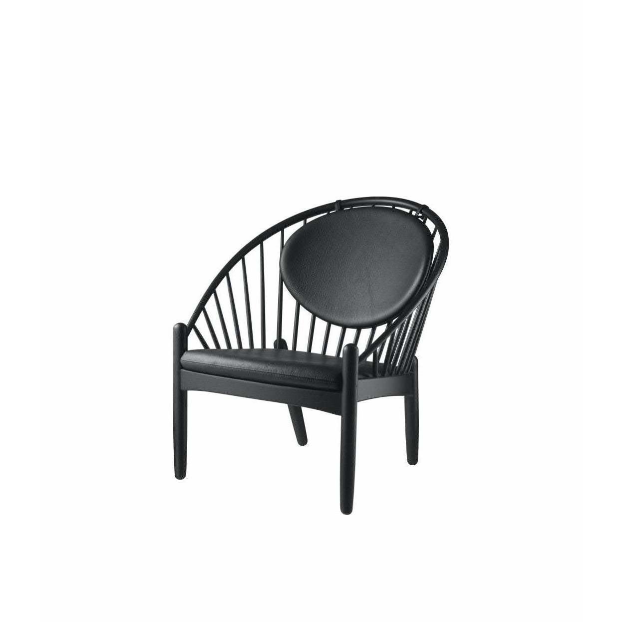 Fdb Møbler Chaise J166 Jørna, noir / noir