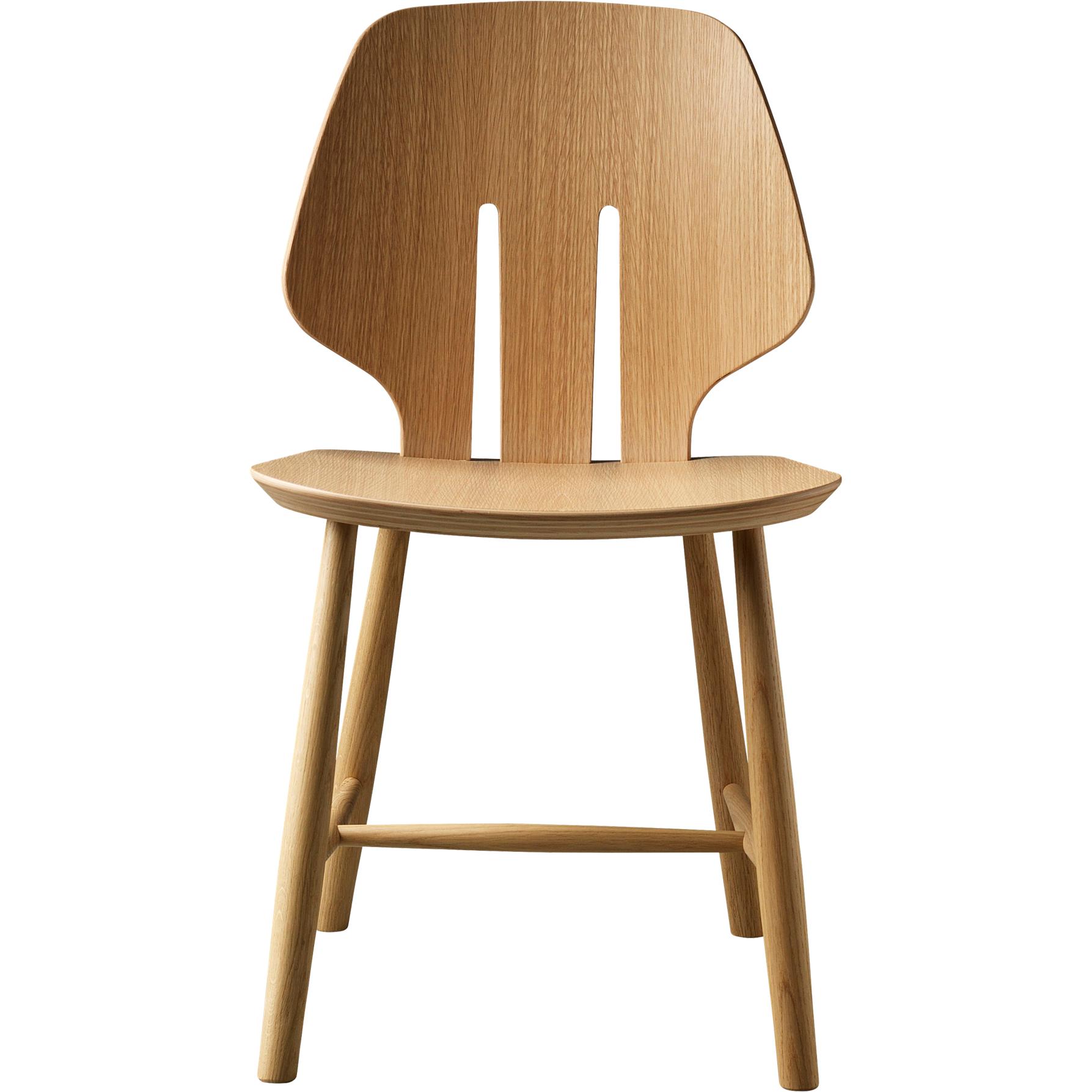 FDBMøblerJ67餐椅，橡木