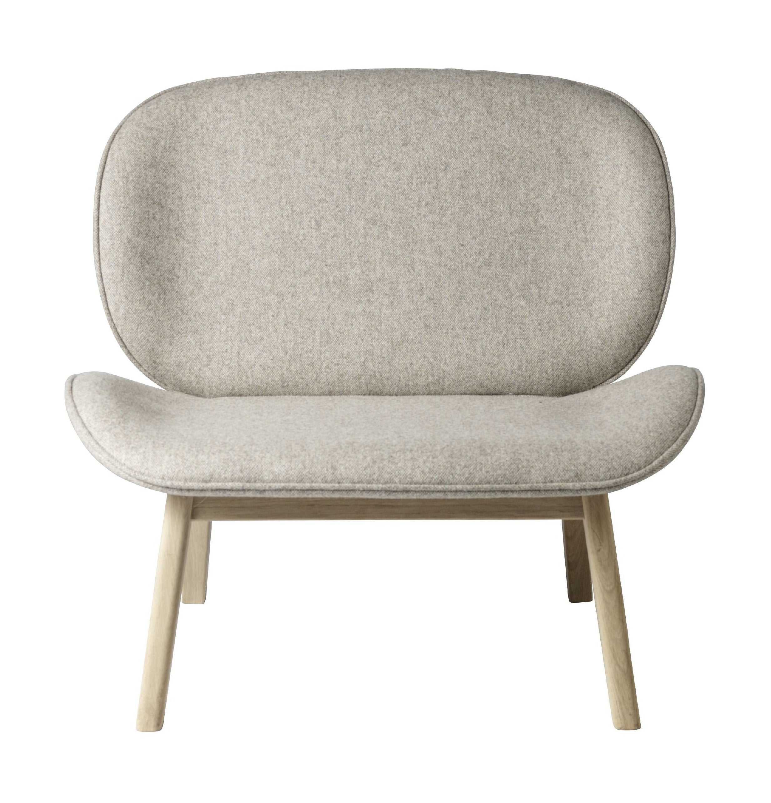 FDBMøblerL32 Suru Lounge椅子，橡木/深米色