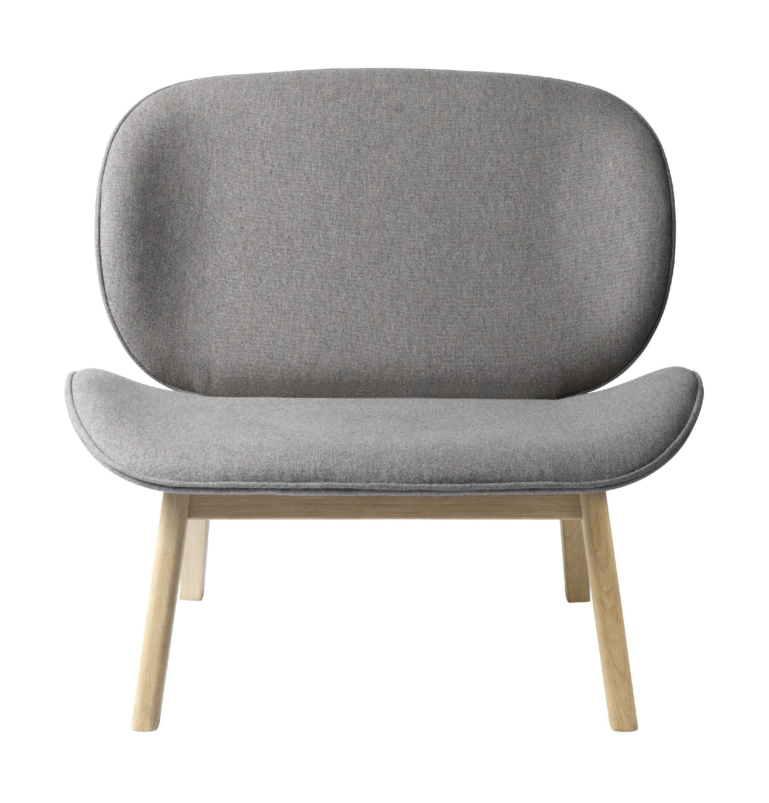 FDB MØBLER L32 Suru Lounge Chair, eik/grå