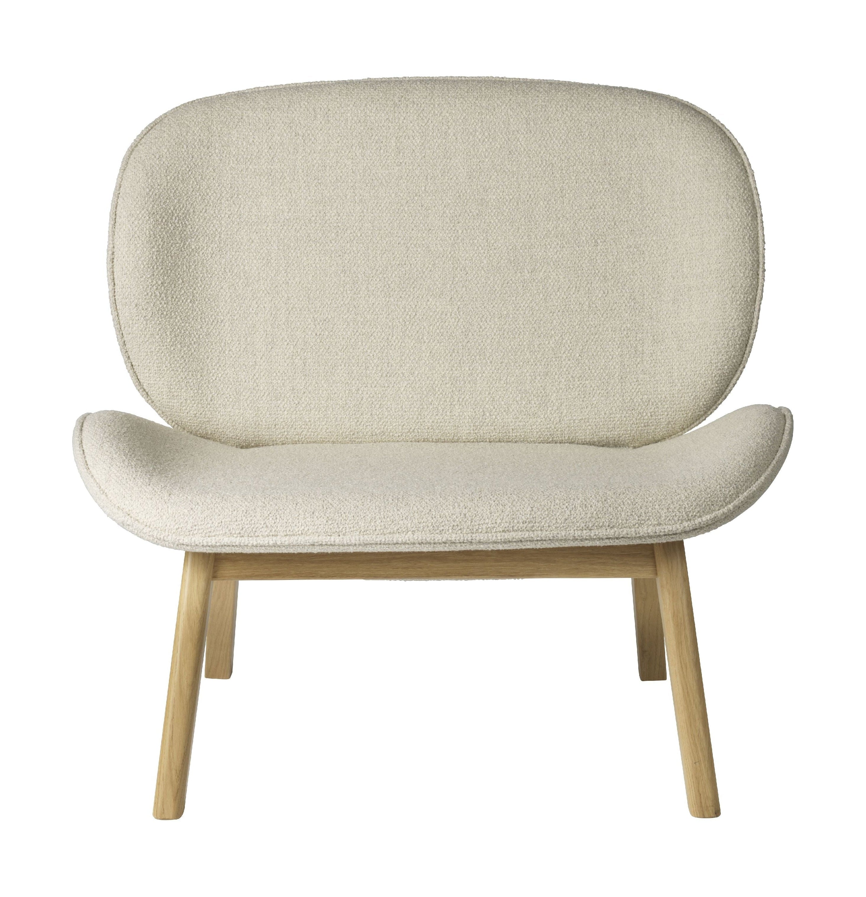 Fdb Møbler L32 Suru Lounge stol, eg/lys beige