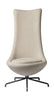 Fdb Møbler L41 Bellamie Lounge Chair mit Drehfunktion, Beige/Schwarz