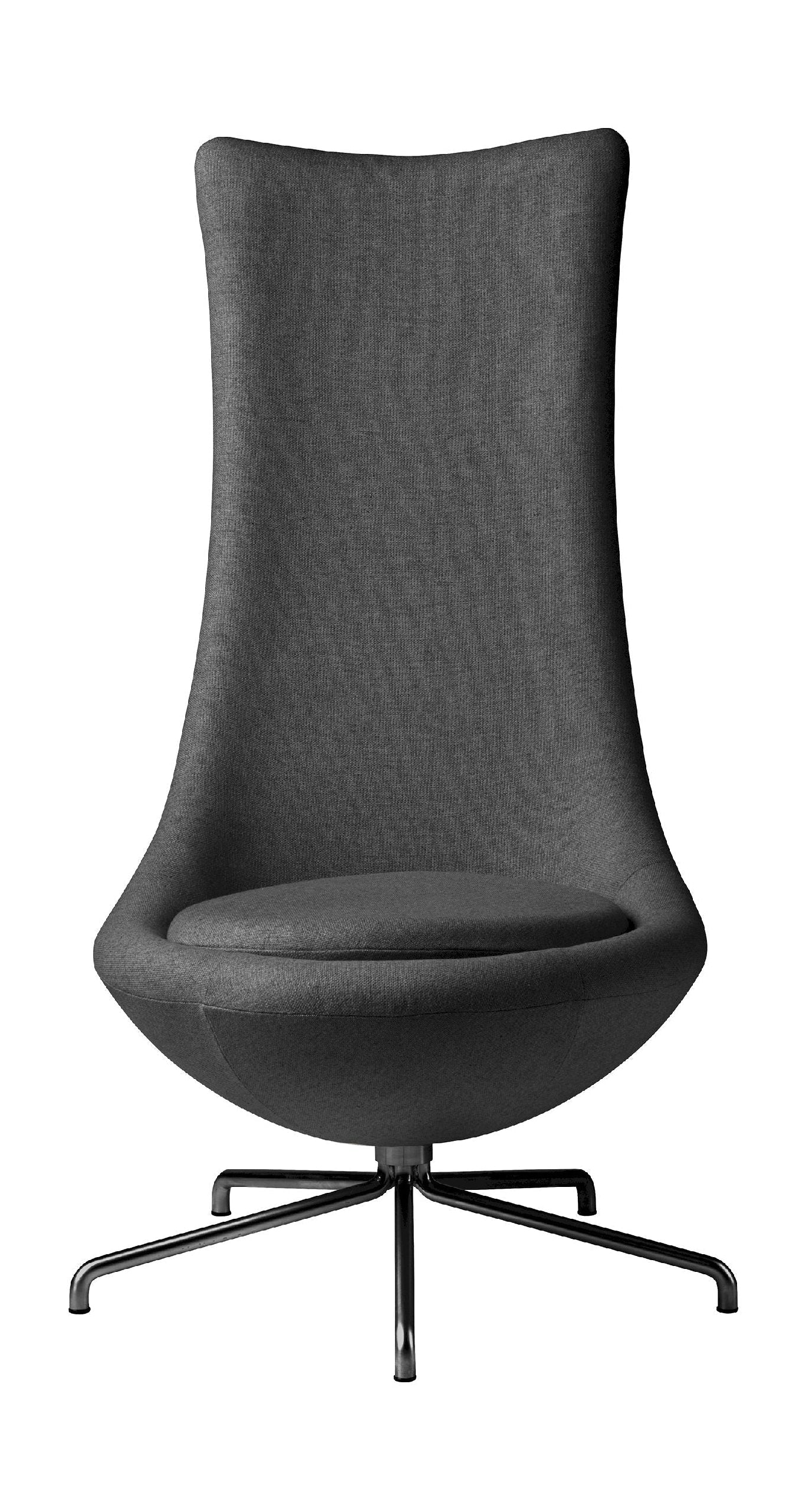 FDBMøblerL41 Bellamie Lounge椅子带有3号，深灰色/黑色