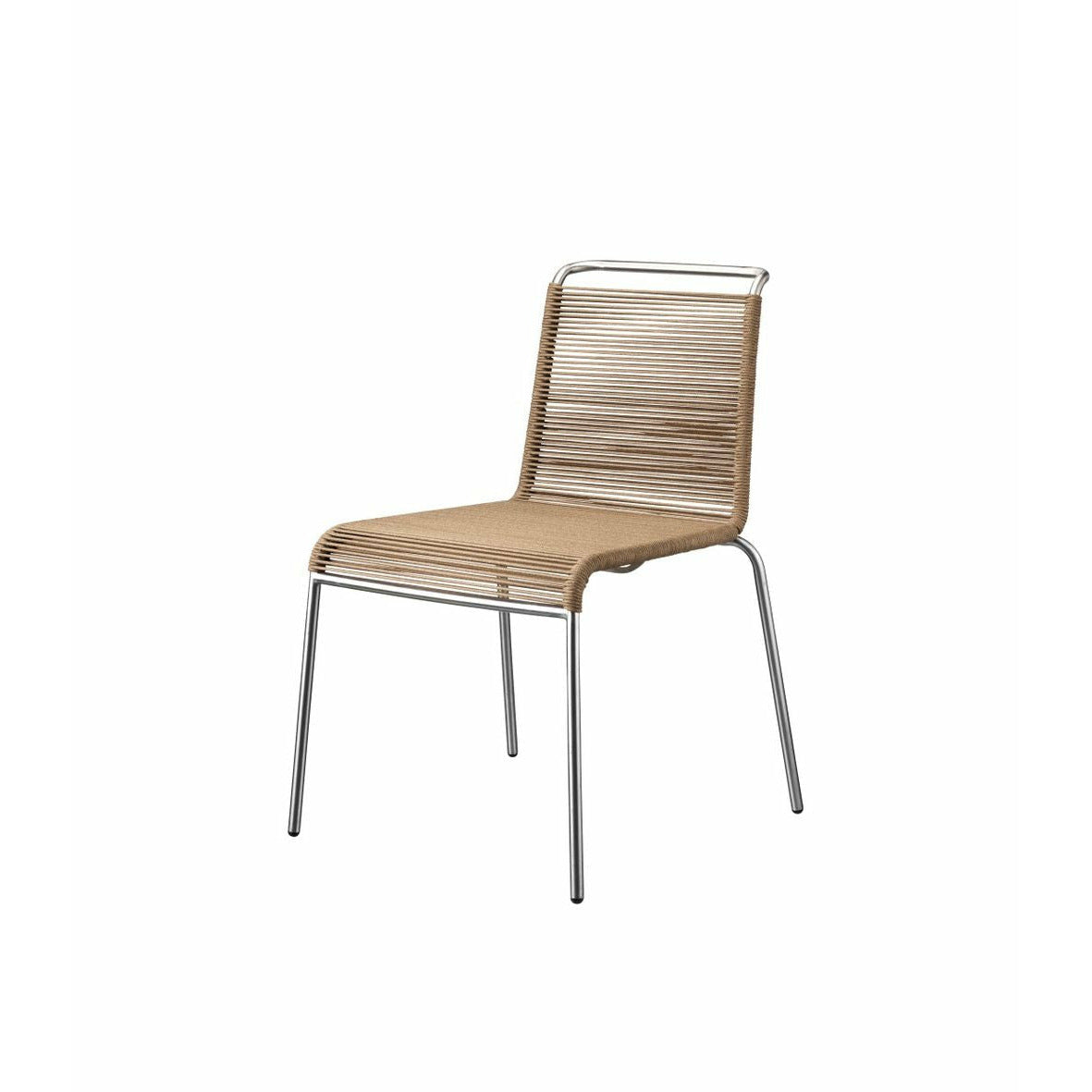 Fdb Møbler M20 Teglgaard Cord Chair, Metall/Braun