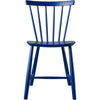 Fdb Møbler Poul Volther J46 Dining Chair Beech, Dark Blue, H 80cm