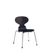 Fritz Hansen 3101 Children's Ant Chair, Colored Veneer Ash/Midnight Blue