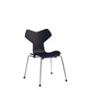 Fritz Hansen 3130 Kinder-Grand-Prix-Stuhl, farbiges Furnier Esche/Mitternachtsblau