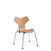 Fritz Hansen 3130 Children's Grand Prix Chair, Clear Laquered Veneer/Oregon Pine