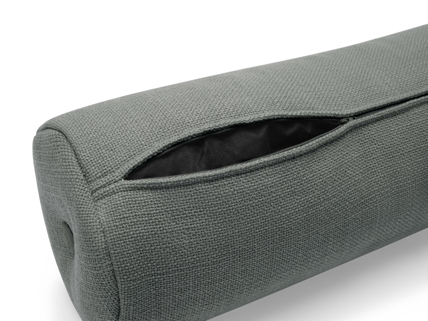 Almohada de rolster de tejido fatboy, gris ratón