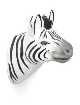 Ferm Living Dierlijke hand gesneden haak Zebra