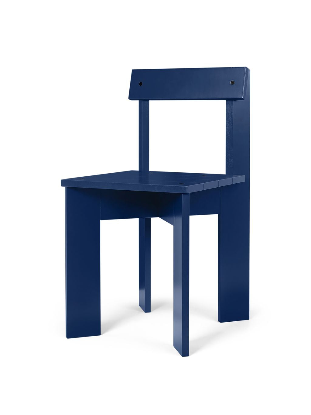 Silla de comedor de ferm vivo, azul