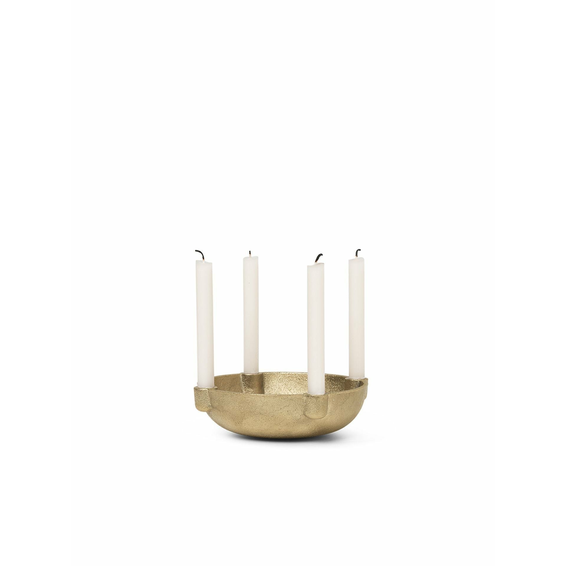 Ferm Living Bowl Candle Holder Small, Brass