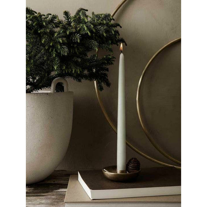 Ferm Living Bowl Candlestick singolo, ottone