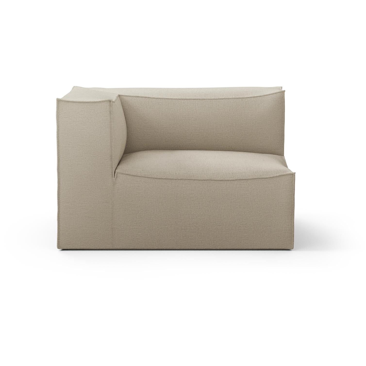 Ferm Living Catena divano bracciolo lasciato in lino ricco di S400, naturale