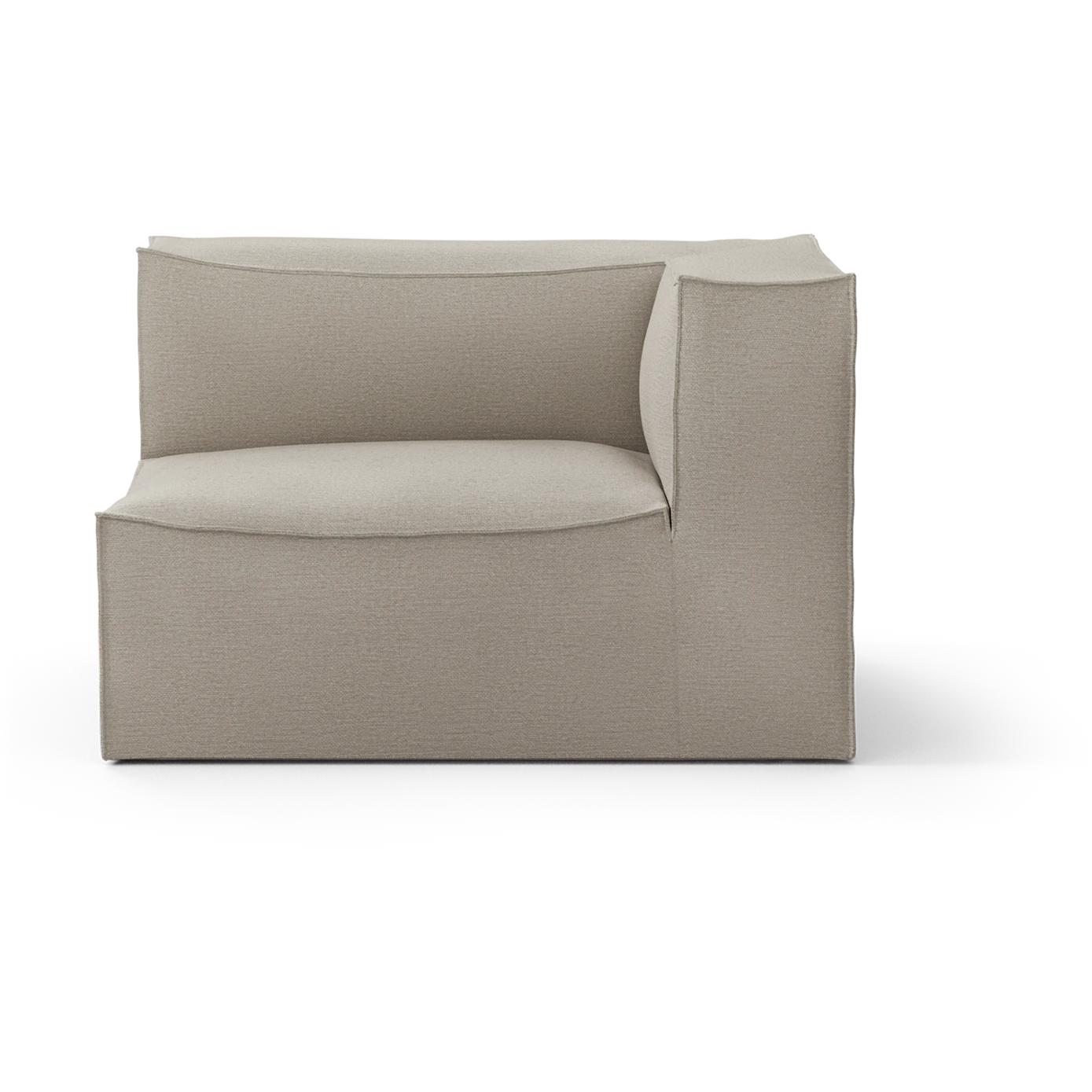 Ferm Living Catena -sohva Armmaa oikea S401 puuvilla liinavaatteet, luonnollinen