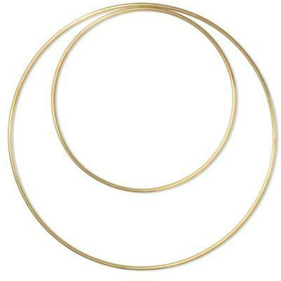 Ferm Living Deco frame ring klein, messing