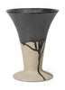 Ferm Living Flores Vase, Sand/Black