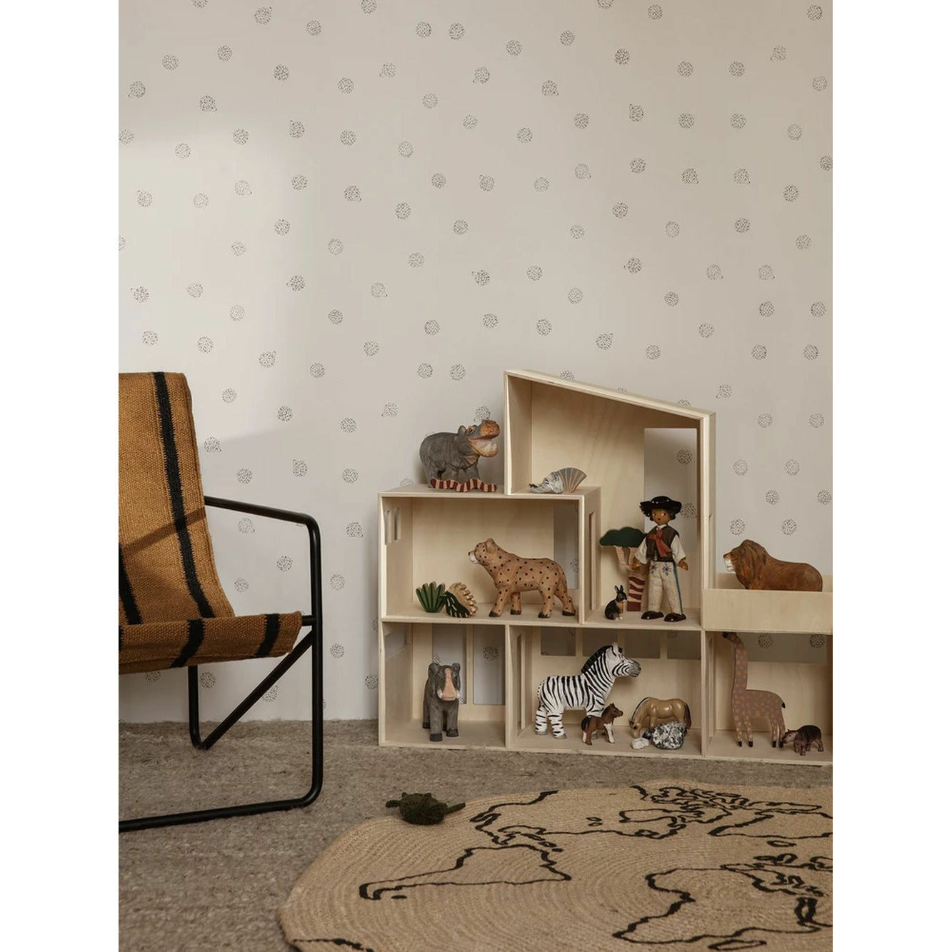 Ferm Living Jute Tapis Petit, Monde