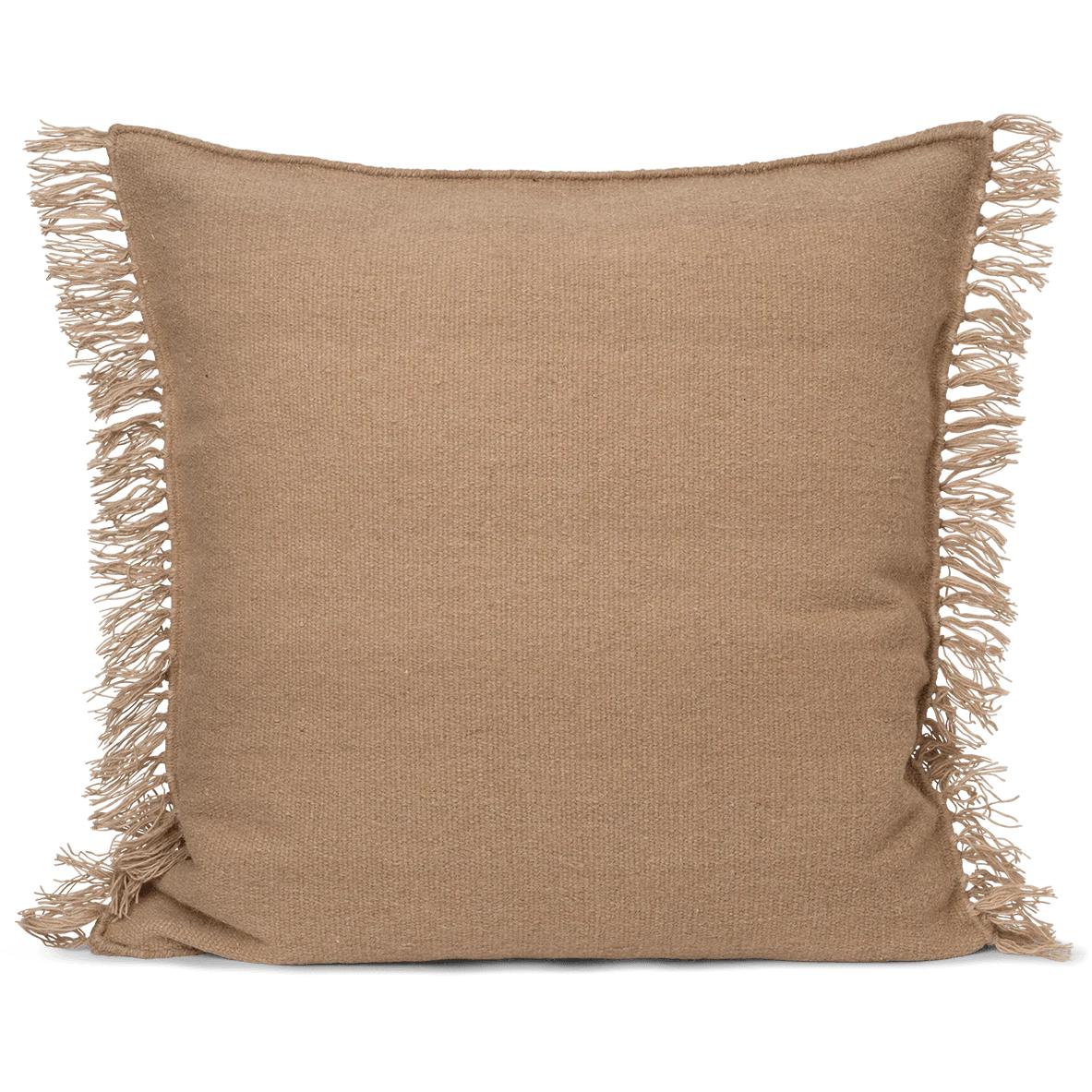 Ferm Living Kelim Fringe Cushion grand, sable