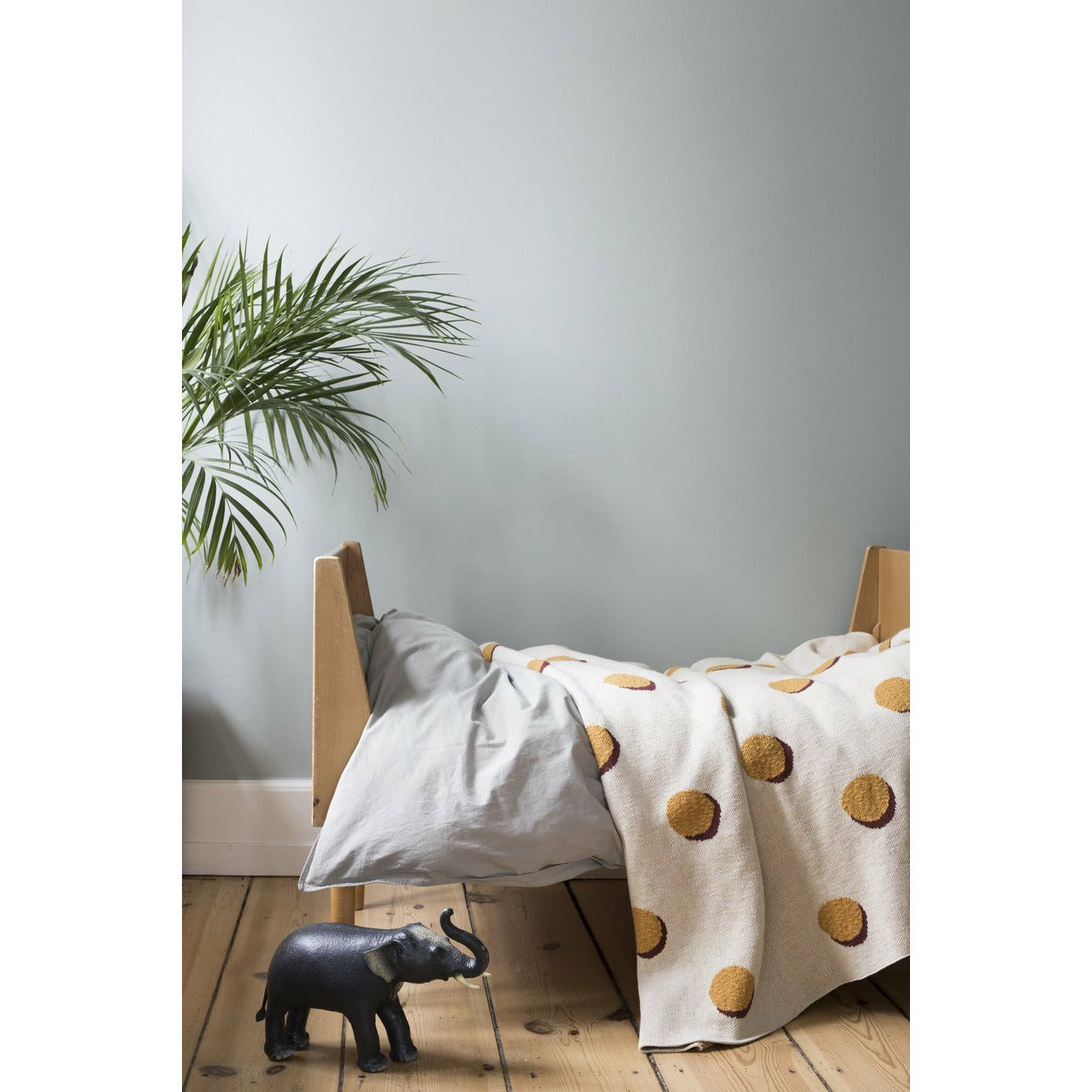 Ferm Living Mint dot bed linnen, junior