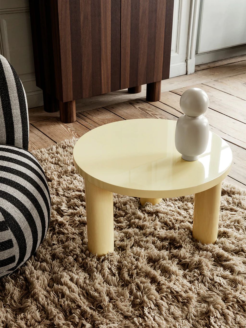 Ferm Living Post table basse petite, limonade