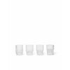 Ferm Living Verre d'ondulation transparent 6Cl, 4pcs.