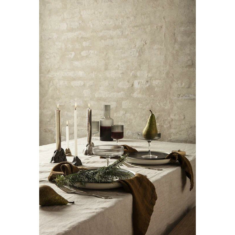 Ferm Living Stone Candle Holder liten, messing