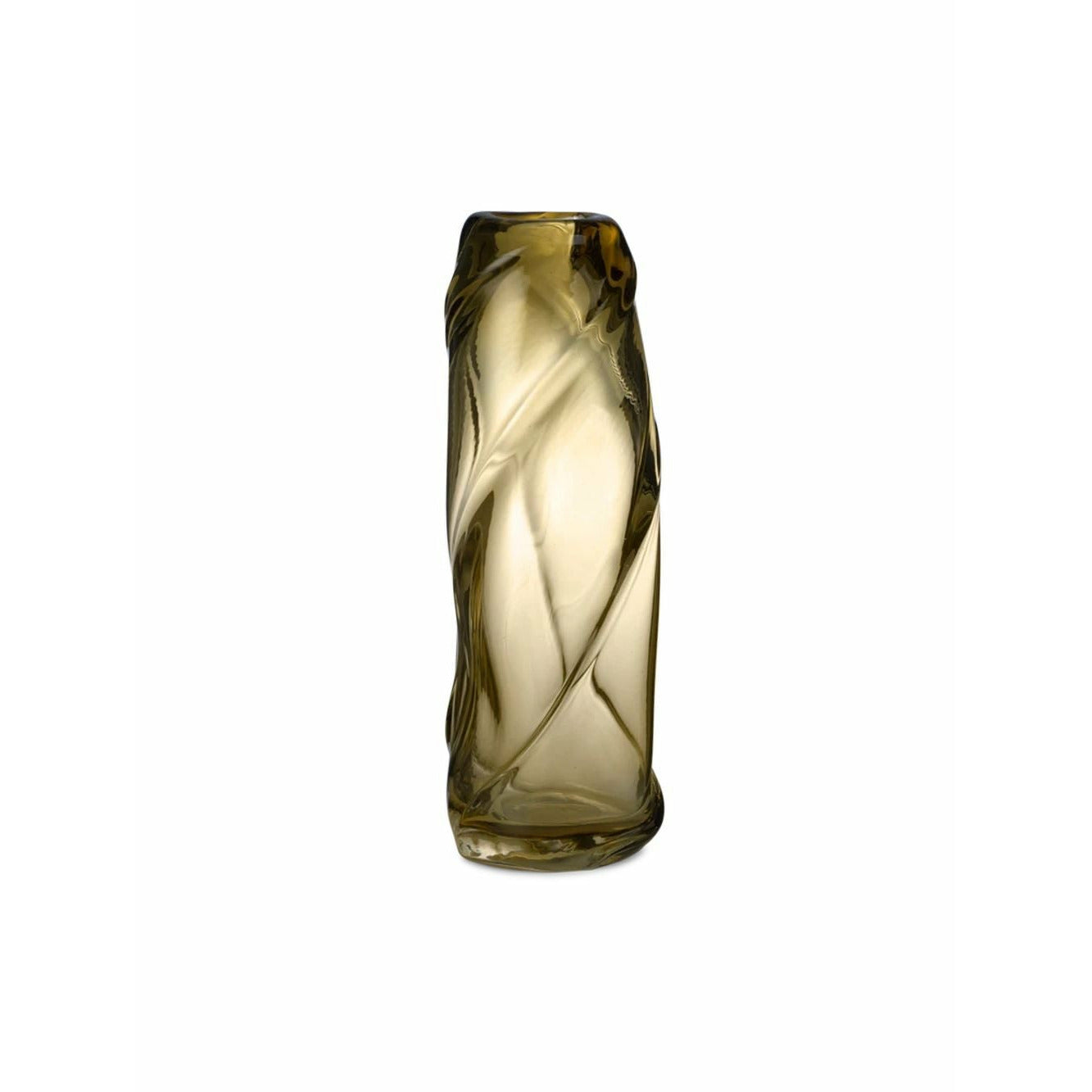 Ferm Living Water Swirl Vase, gul