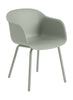 Muuto Vezel buiten fauteuil, stoffig groen