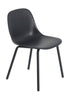 Muuto Chaise latéral extérieure fibre, noir anthracite