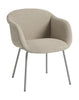 Muuto Base de tube en fauteuil en fibre, Ecriting 240 / Gray