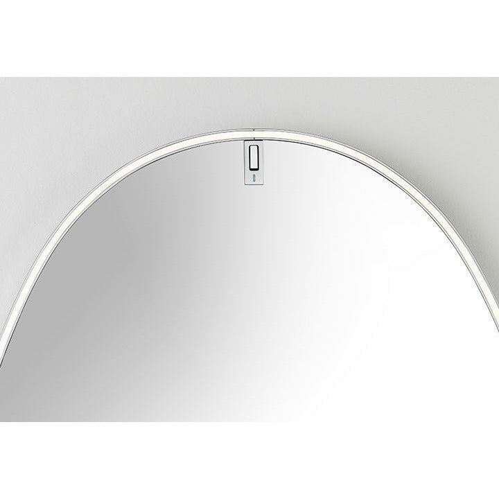 Flos la Plus Belle Mirror med integrert belysning, børstet kobber