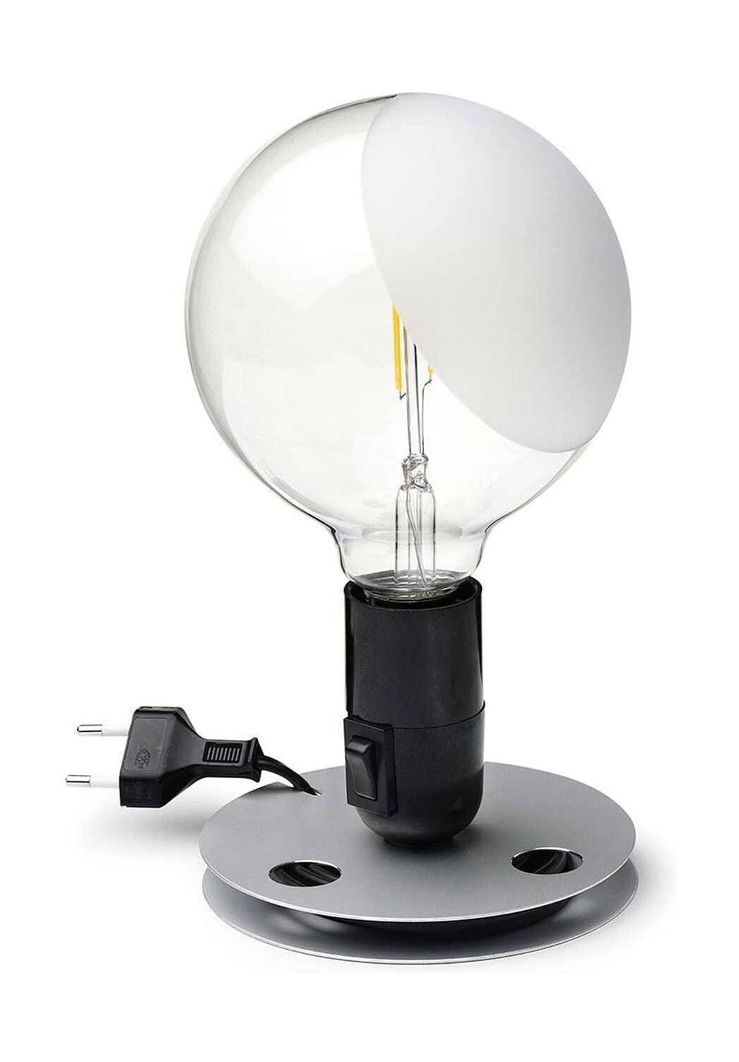 Flos Lampadina -LED -pöytävalaisin, musta