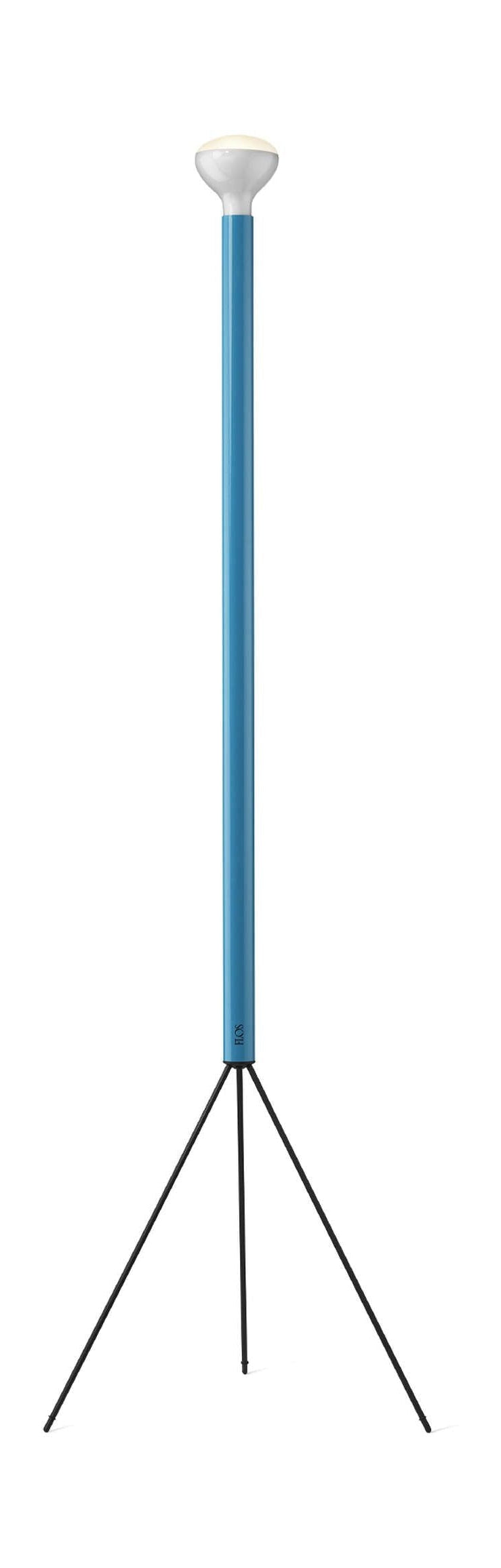 Lámpara de piso de luminador FLOS, azul claro