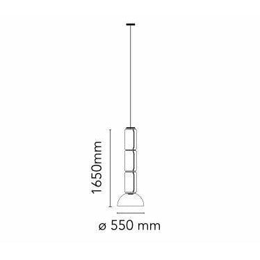 Flos Noctambuls S3 Niedriger Zylinder & Schüssel Anhänger